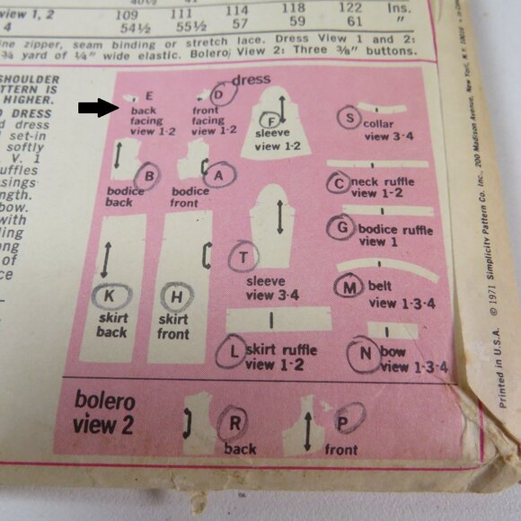 Simplicity 9608 Sewing Pattern Dress, Wedding Dress - Picture 6 of 9